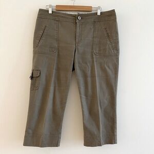 Tribal Jeans Khaki Capri Cargo Pant, Size 10